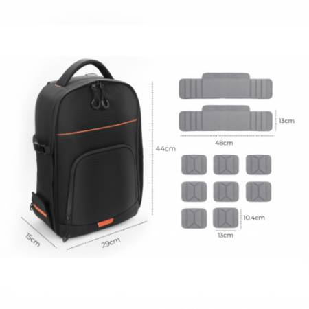 K&F Concept KF4970 Nature Wander 05 18 l - plecak fotograficzny - zestaw i wymiary